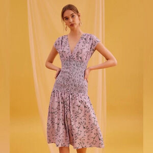 Keepsake Secure Midi Dress Lilac size 00